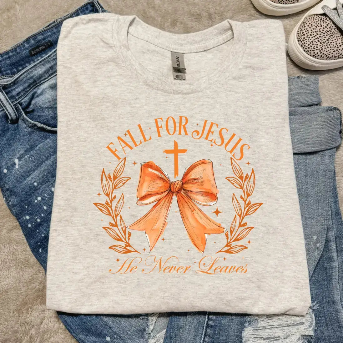 Fall For Jesus Fall Graphic Tee