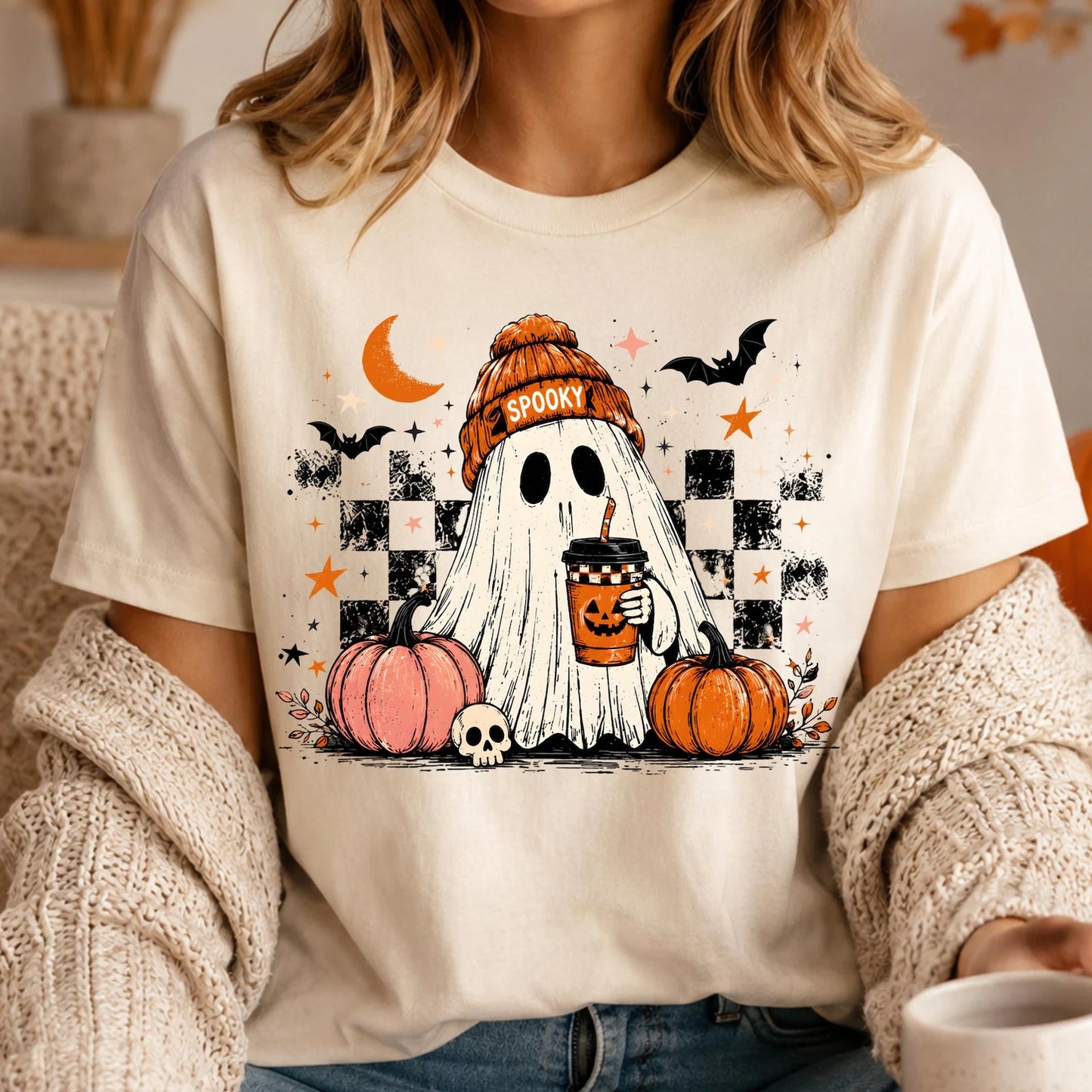 Spooky Coffee Ghost