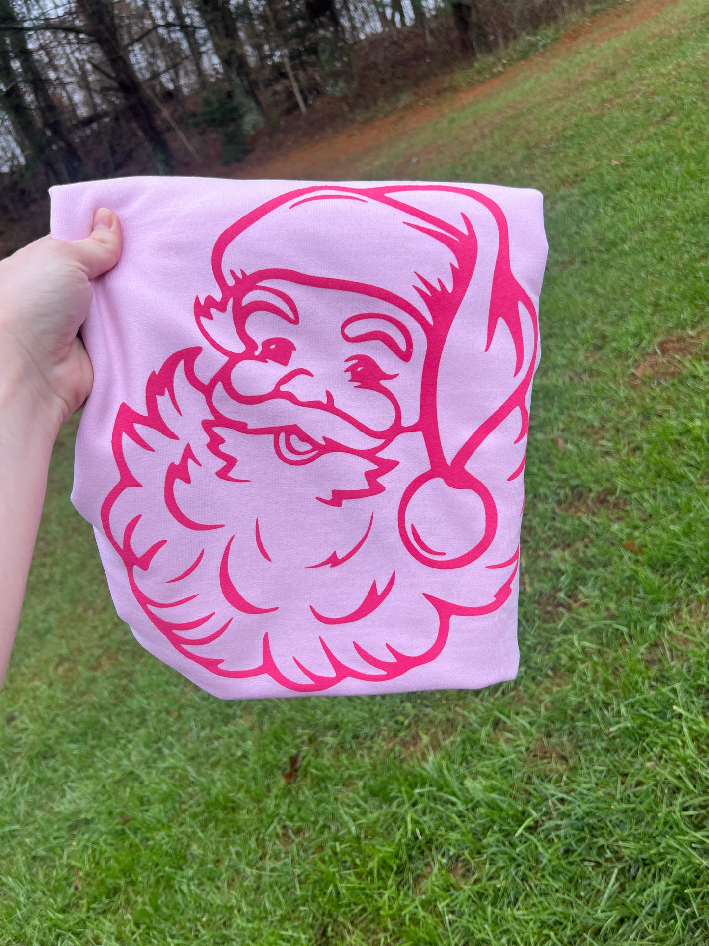 Vintage Santa Puff Sweatshirt