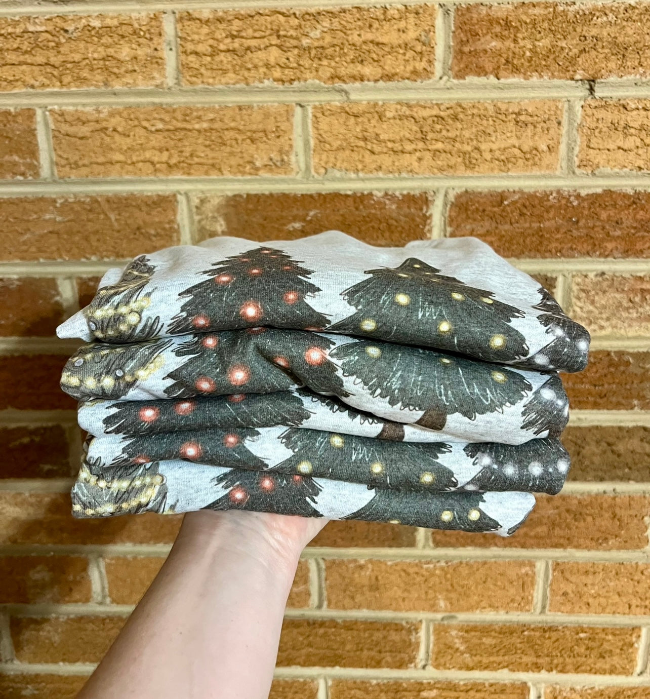 Green Trees Christmas Tee