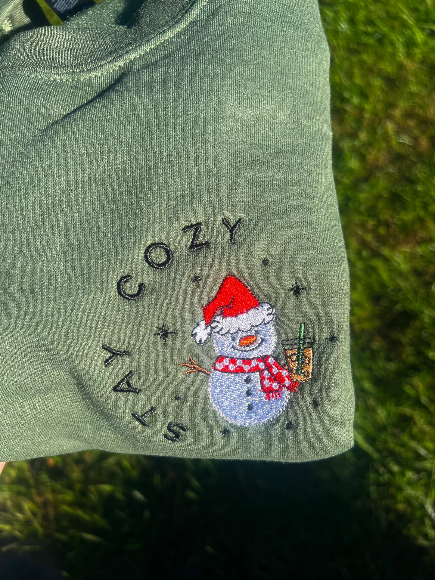 Stay Cozy Embroidered Sweatshirt