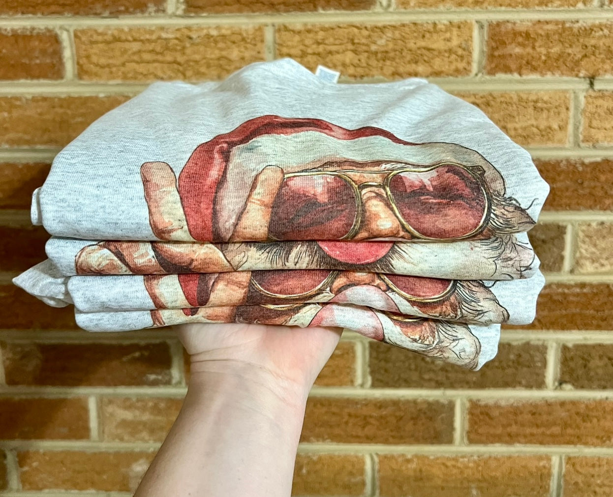 Pink Bubble Gum Santa Tee