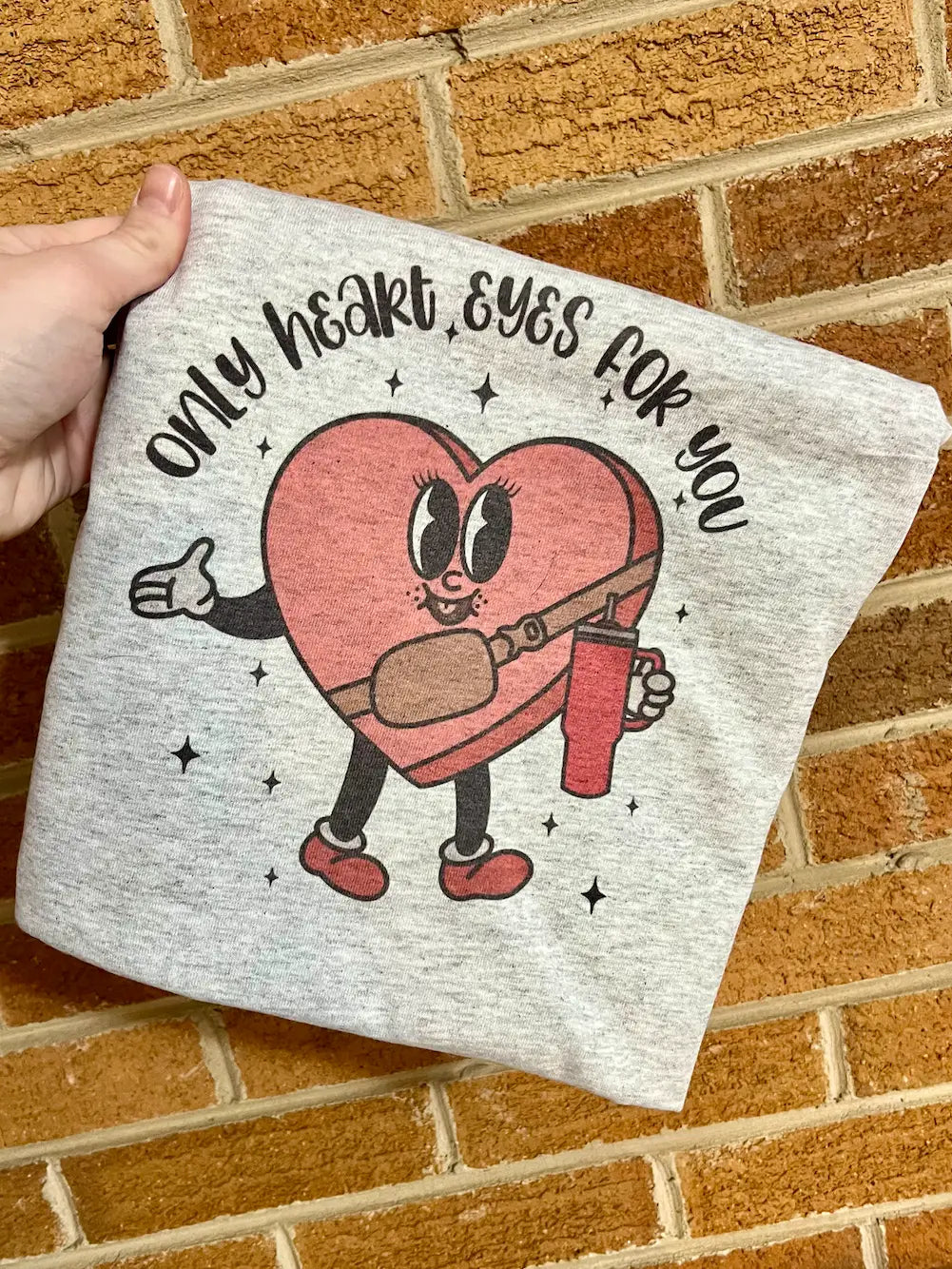 Heart Eyes For You Valentines Day Graphic Tee