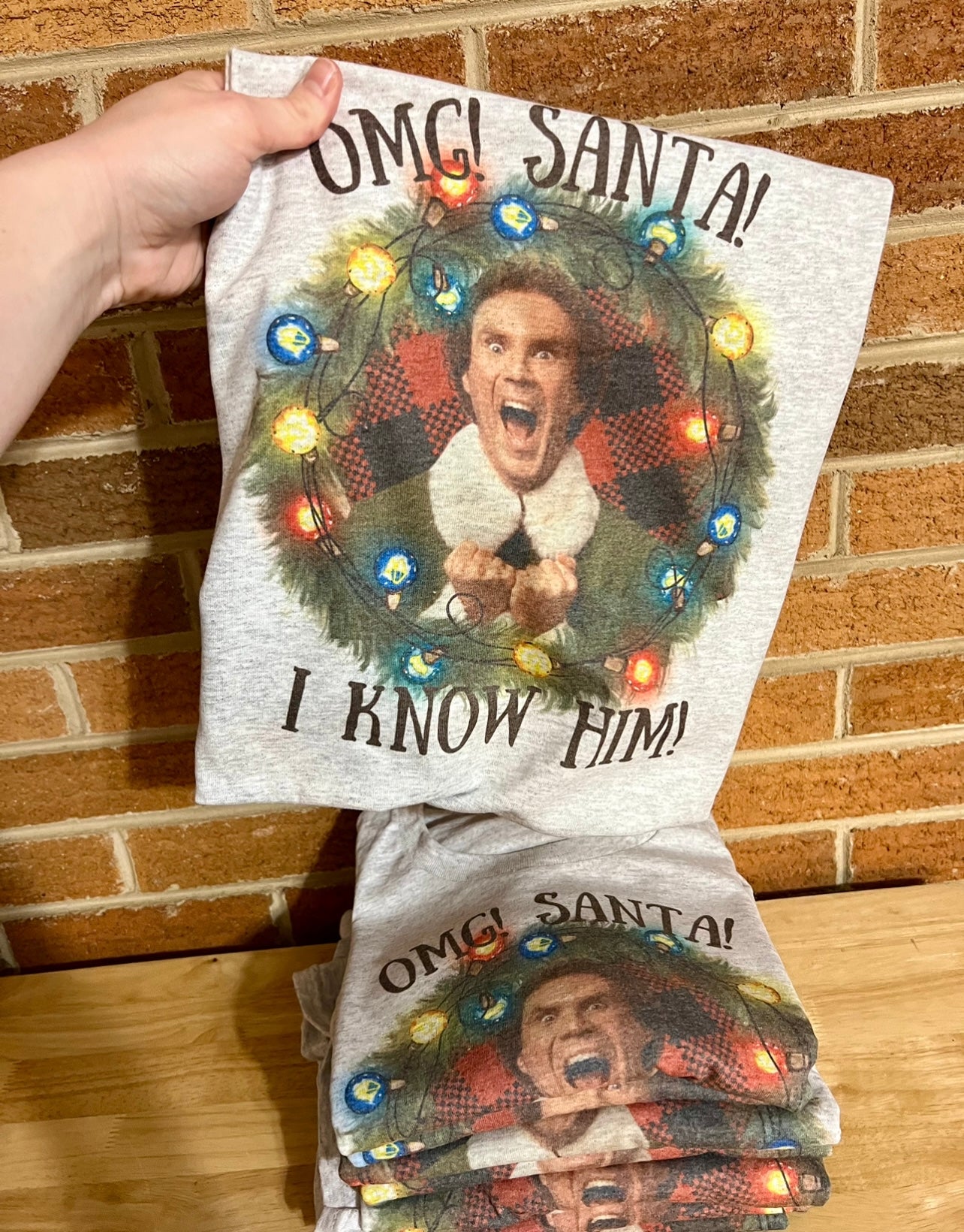I Know Him Christmas Tee