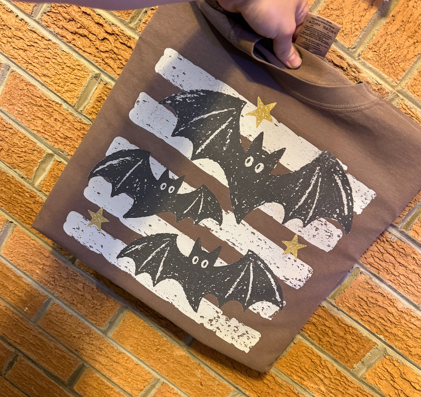 Bats and Stripes Graphic Tee