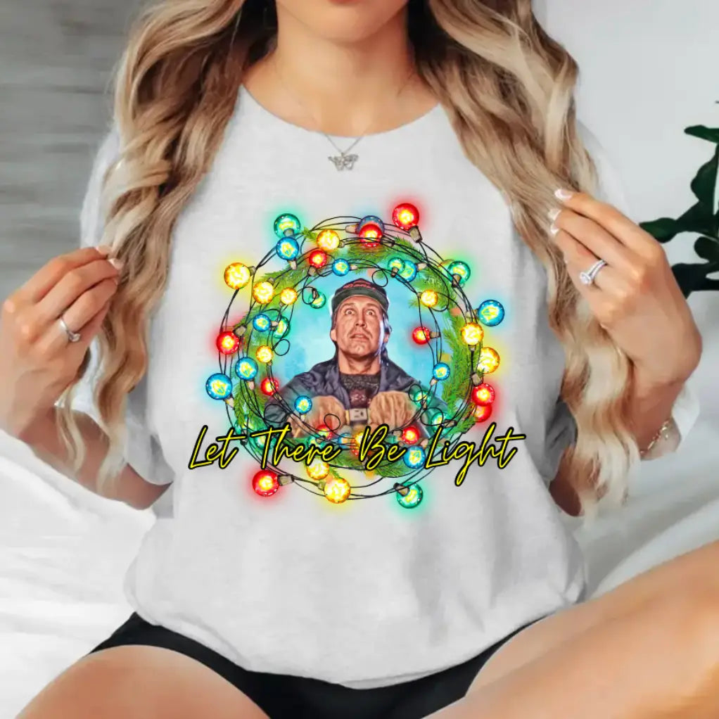 Let There Be Light Christmas Tee