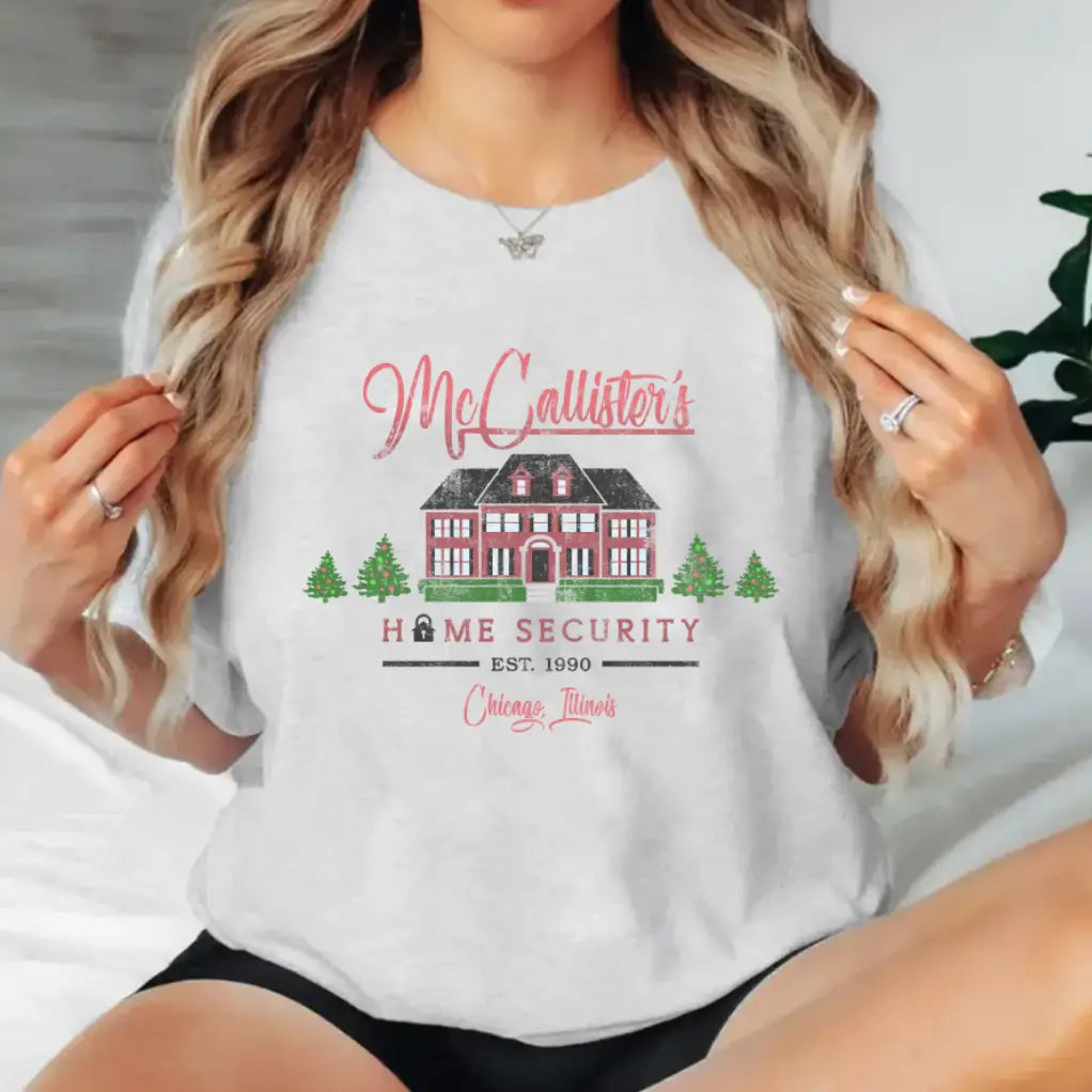 Mccalisters Home Security Christmas Tee
