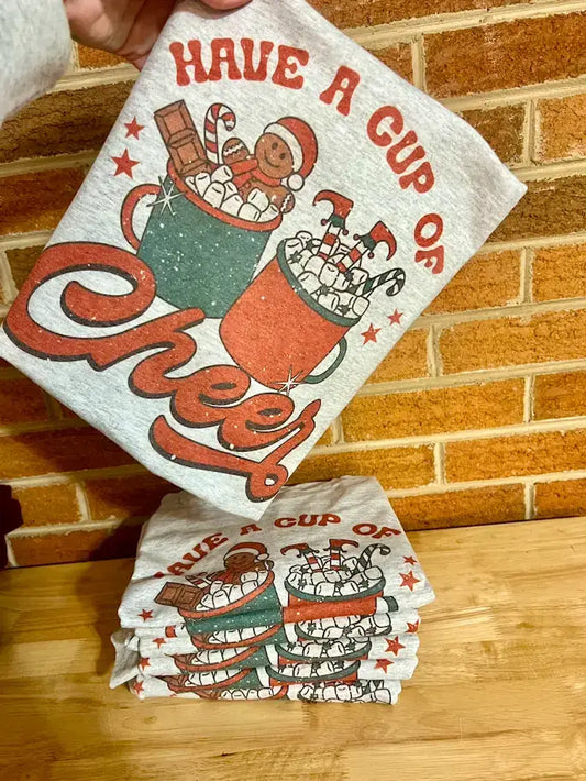 Cup Of Cheer Christmas Tee