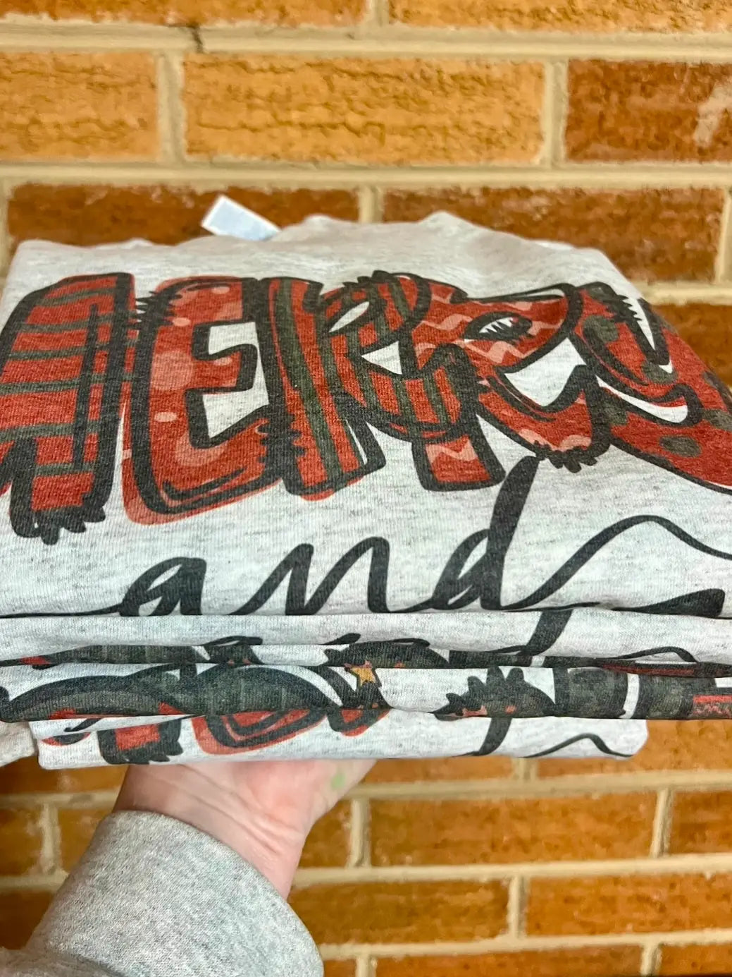 Merry And Bright Christmas Tee