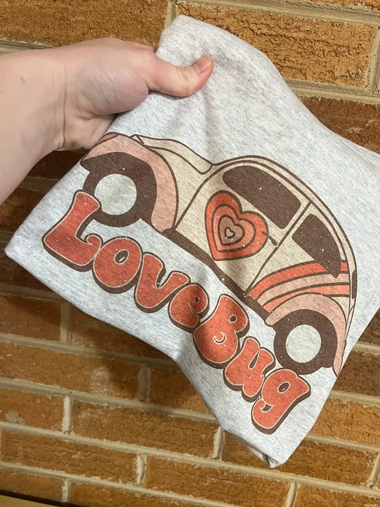 Love Bug Valentines Day Graphic Tee