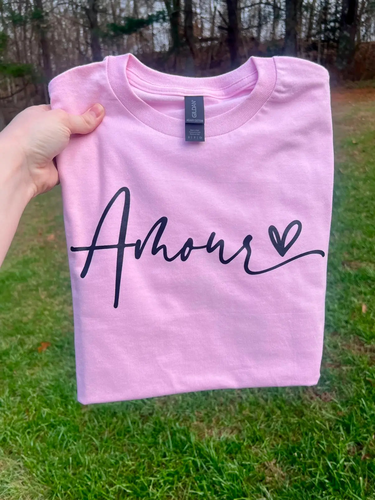 Amour Valentines Day Graphic Tee
