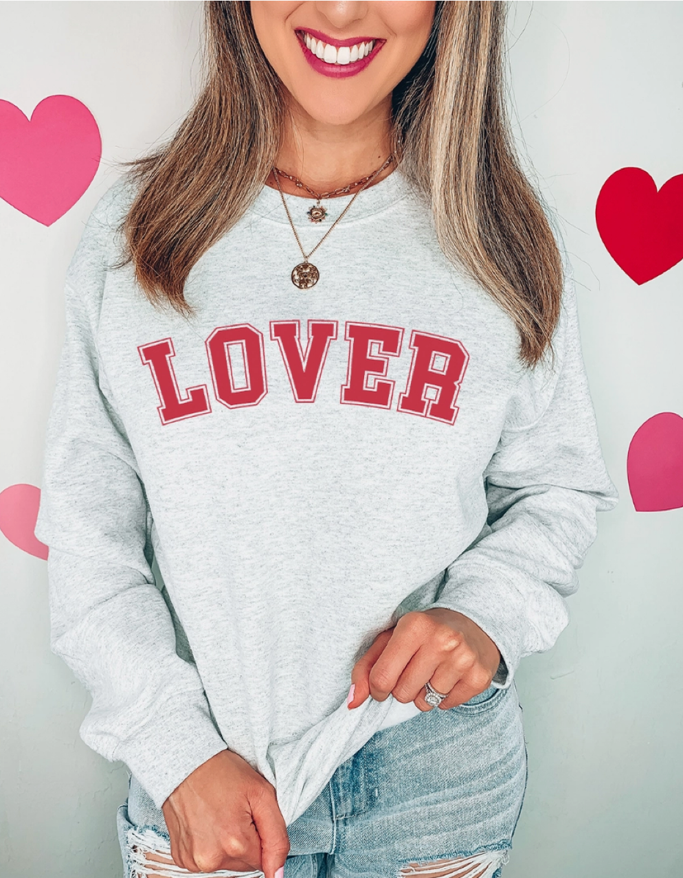 Lover Red Valentines Day Sweatshirt