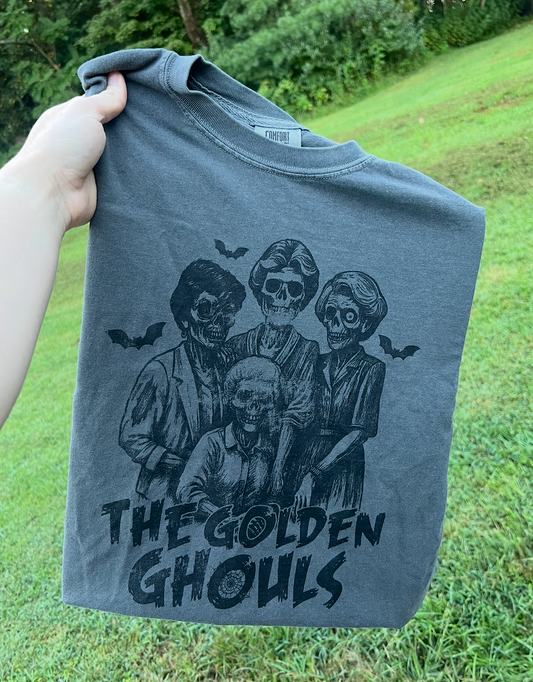 The Golden Ghouls Halloween Graphic Tee