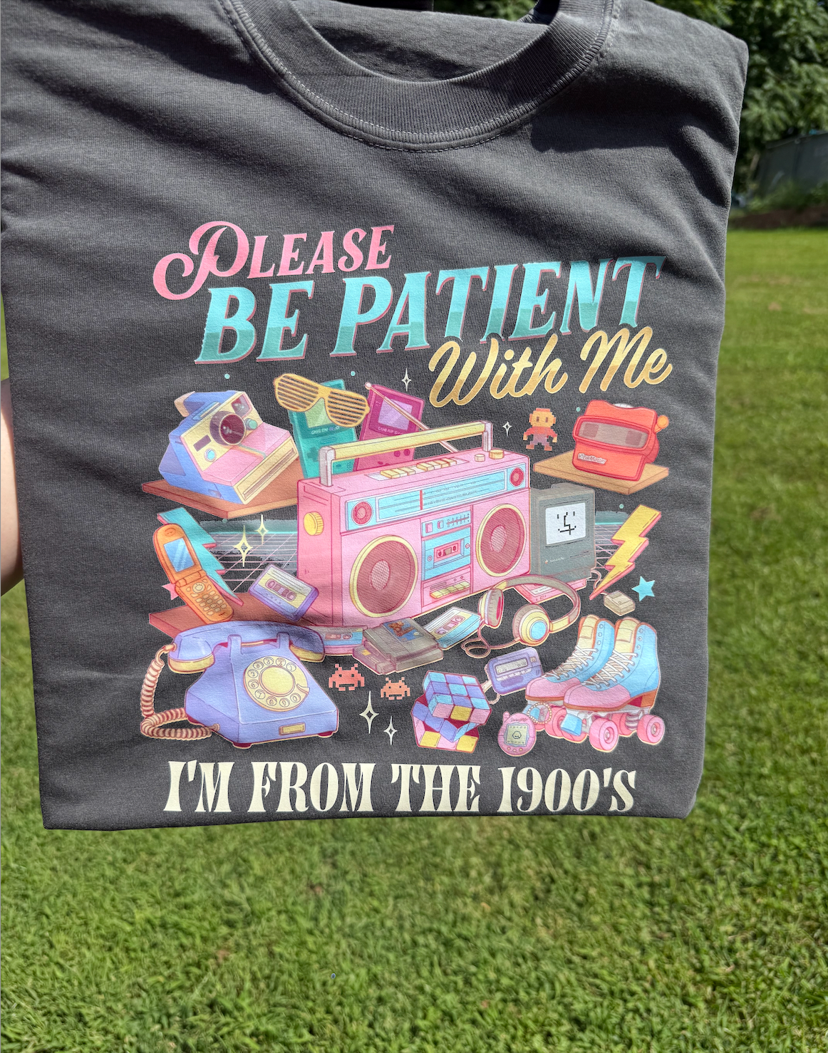 Please Be Patient Retro
