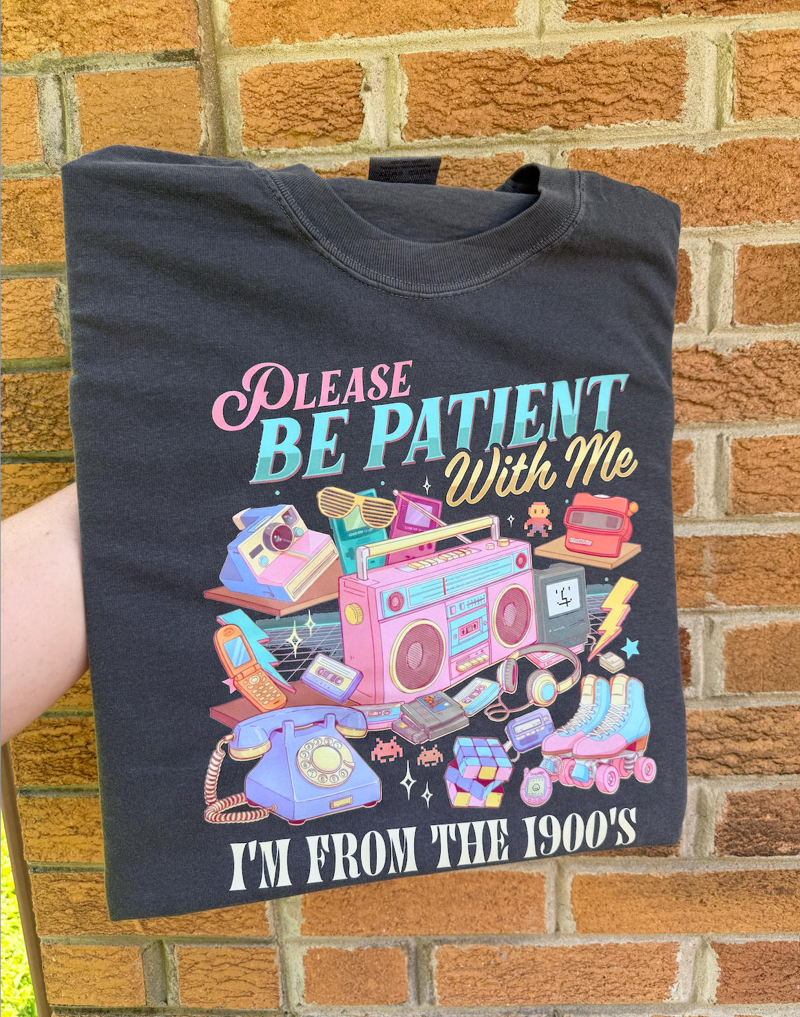 Please Be Patient Retro