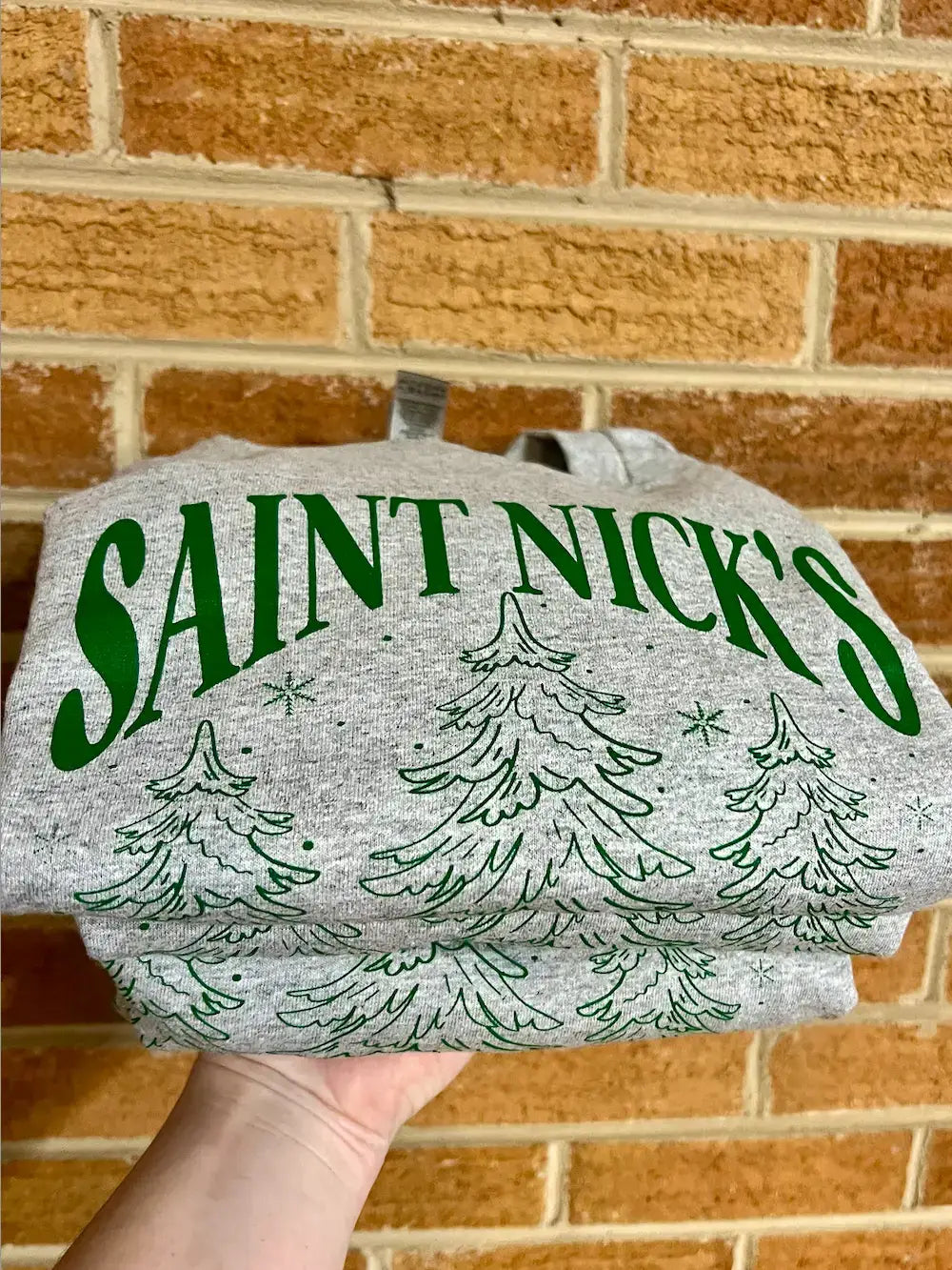 Saint Nicks Tree Farm Screen printed Graphic Tee