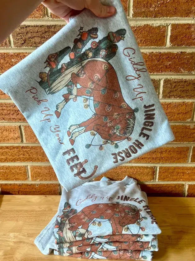 Jingle Horse Christmas Tee