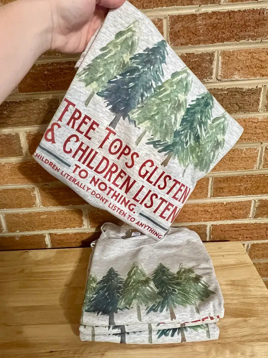 Children Listen To Nothing Christmas Graphic Tee