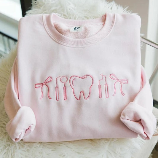 Dental Bow Sweatshirt
