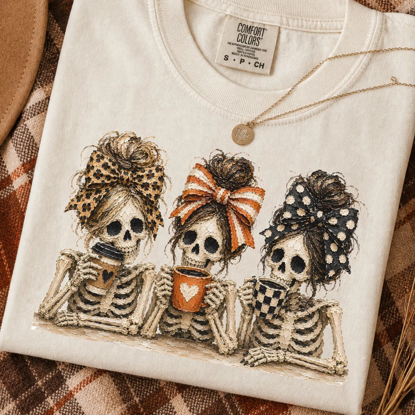 Skelly Babes Halloween Graphic Tee